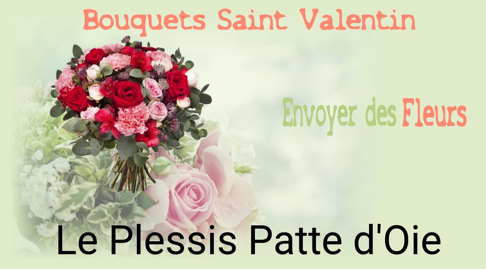 Roses de Saint-Valentin livrées à Le Plessis-Patte-d'Oie
